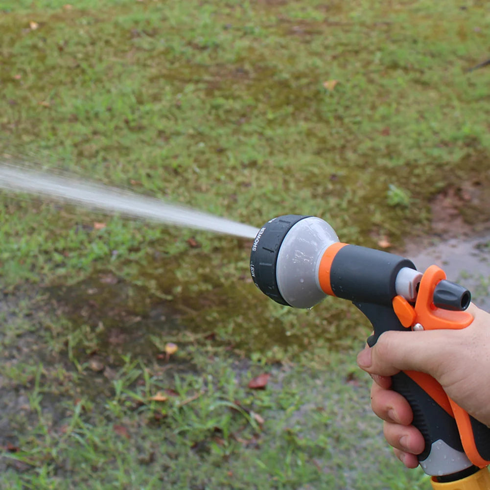 Garden Hose Watering Sprayer High Pressure Spray Gun Watering Garden 8 Modes Portable High Pressure Water Gun for Lawn & Garden Oasis Select