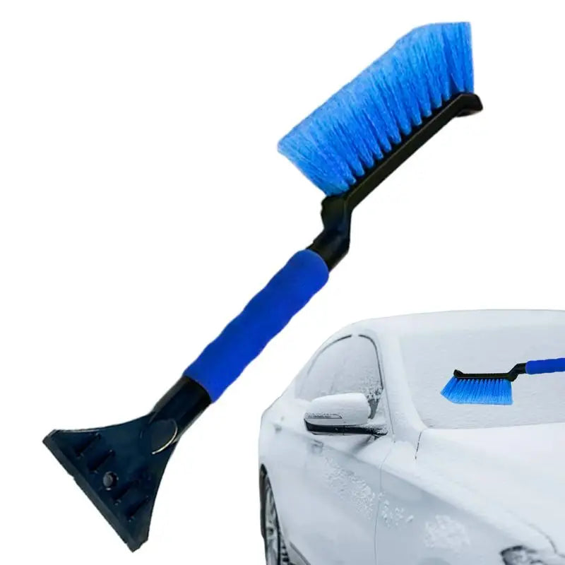 Winter Car Windshield Ice Scrapers 2 In 1 Ice Scraper And Brush Foam Grip Window Ice Scraper Snow Cleaner tool For Car SUV Sedan Oasis Select