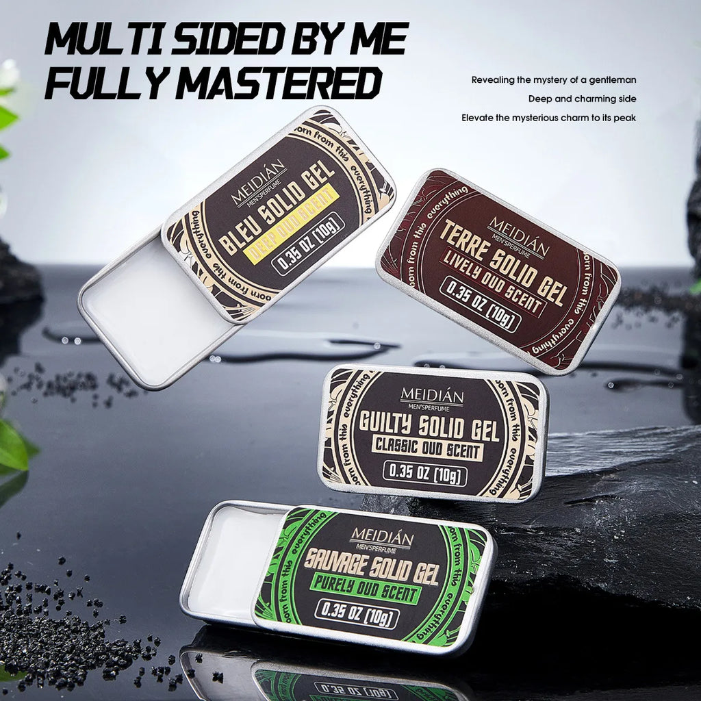 Men's Solid Perfume Balm Set – Fresh Long-Lasting Fragrance Solid Perfume Balm Oasis Select