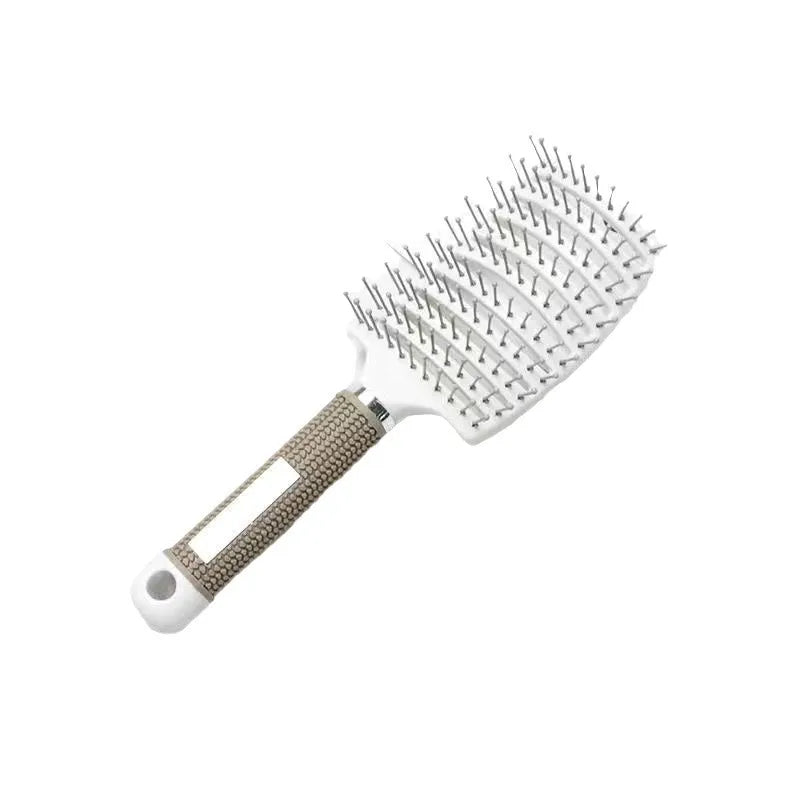 Professional Curved Vented Detangling Brush – Wet & Dry Hair
