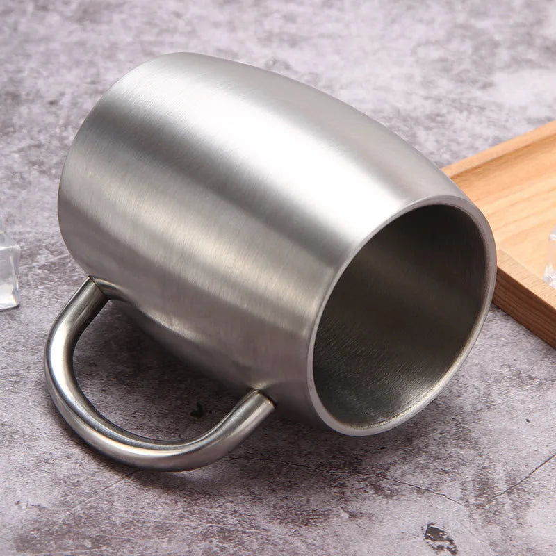 16oz Stainless Steel Insulated Coffee Beer Mug with Lid Insulated Travel Mug Oasis Select