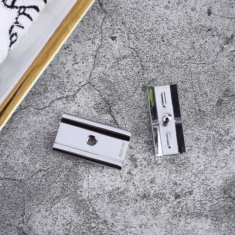 Yaqi Chrome Mercury Safety Razor Head – 1.25mm Blade Gap, 45g