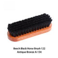 1PC Handle Dashboard Details Polishing And Cleaning Brush Horse Hair Wood Brush Leather Shoe Care And Cleaning Shoe Brush Oasis Select MR-04