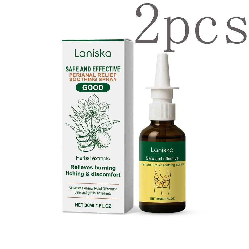 Laniska Perianal Care Spray – Moisturizing & Soothing 30ml Perianal Care Spray Oasis Select 2pcs