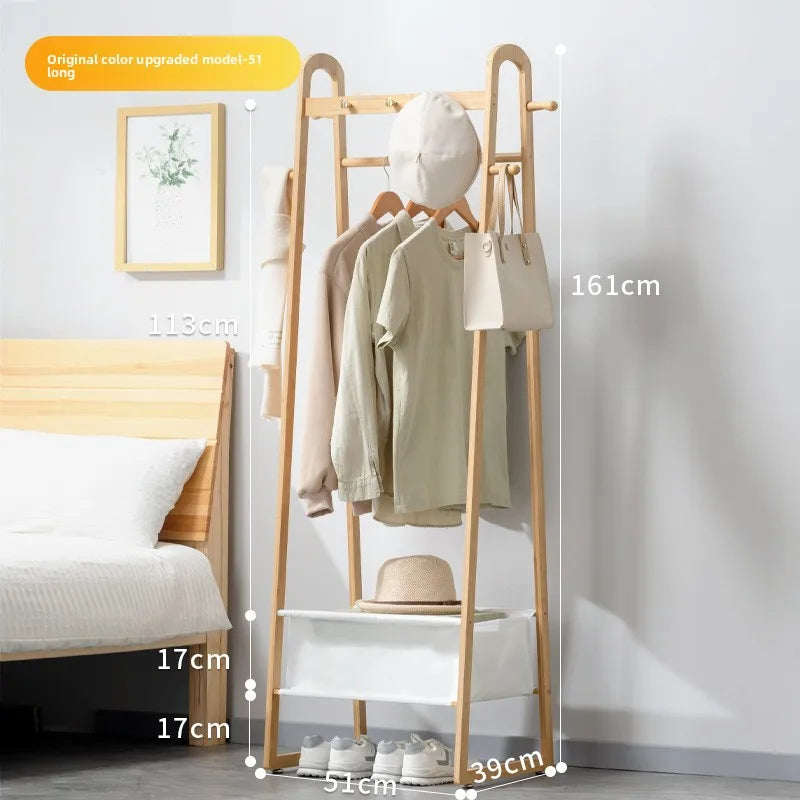 Hanging clothes shelves are placed at the end of the bedroom bed, and clothes artifacts are placed at night Oasis Select BD primary 51 long