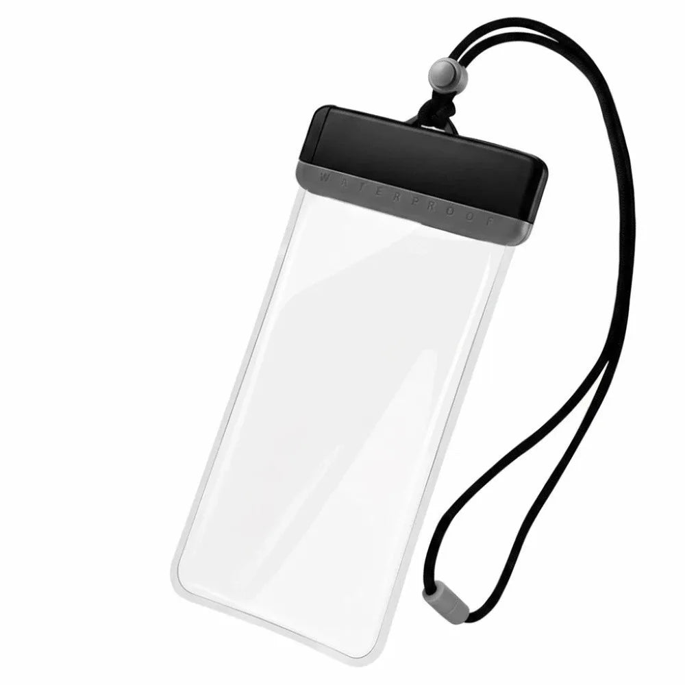 Adjustable Strap Waterproof Phone Pouch Sealed Lightweight Crossbody Dry Bag Contrasting Colors Large Capacity PVC Storage Pack Oasis Select Grey