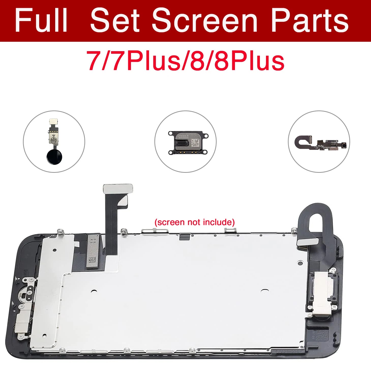 iPhone 7 8 Plus LCD Replacement Parts Kit – Full Set