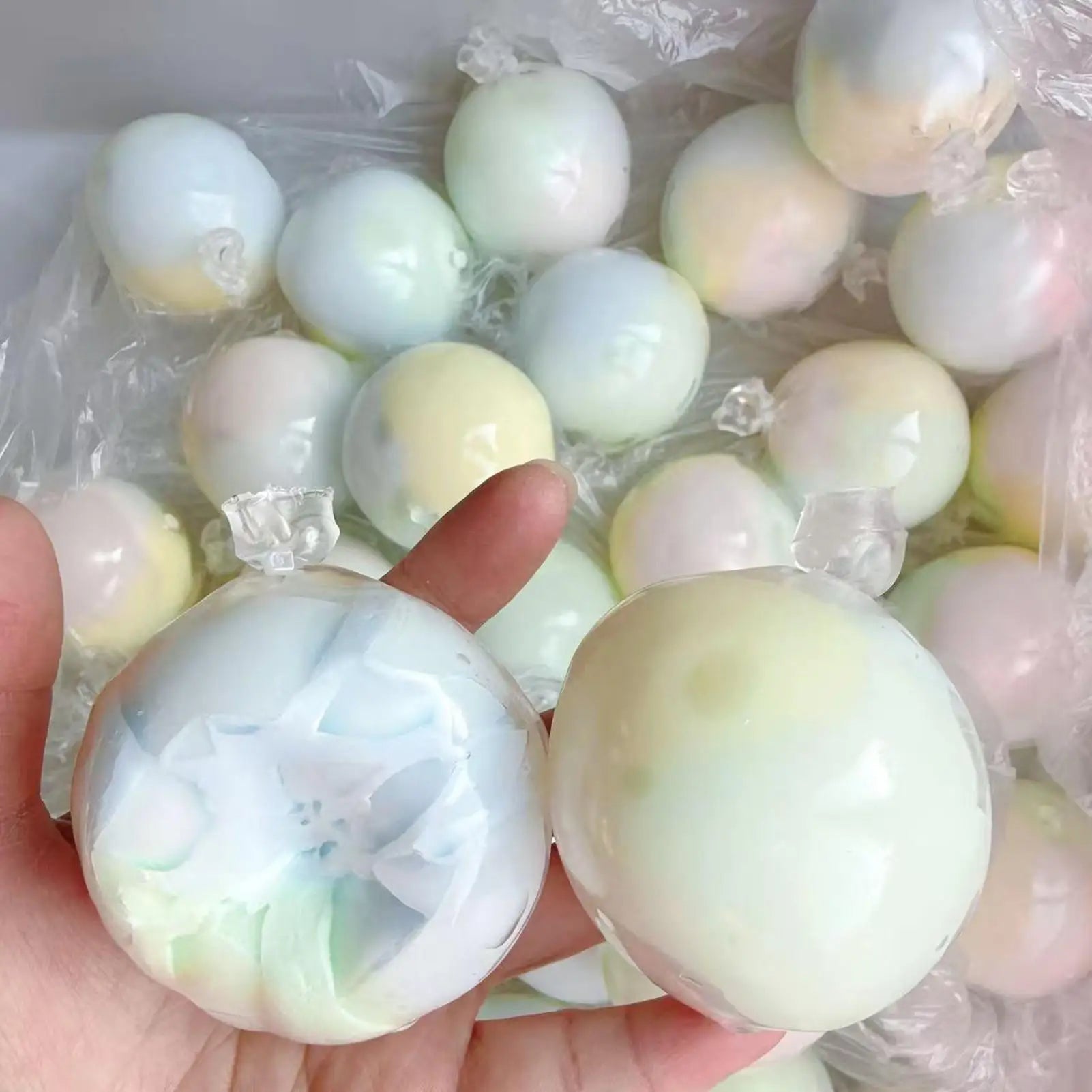Squishy Stress Balls slow rebound wax skin squeeze toy for Kids Adult Quiet Sensory Fidget Toy Soothing Relieving Stress Oasis Select