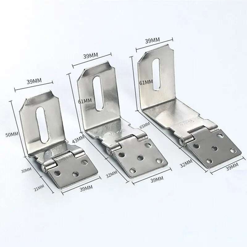 90 Degrees Door Lock Buckle Hasp Staple Gate Door Shed Latch Lock Plate Door Latch Clasp For Padlock Security Oasis Select