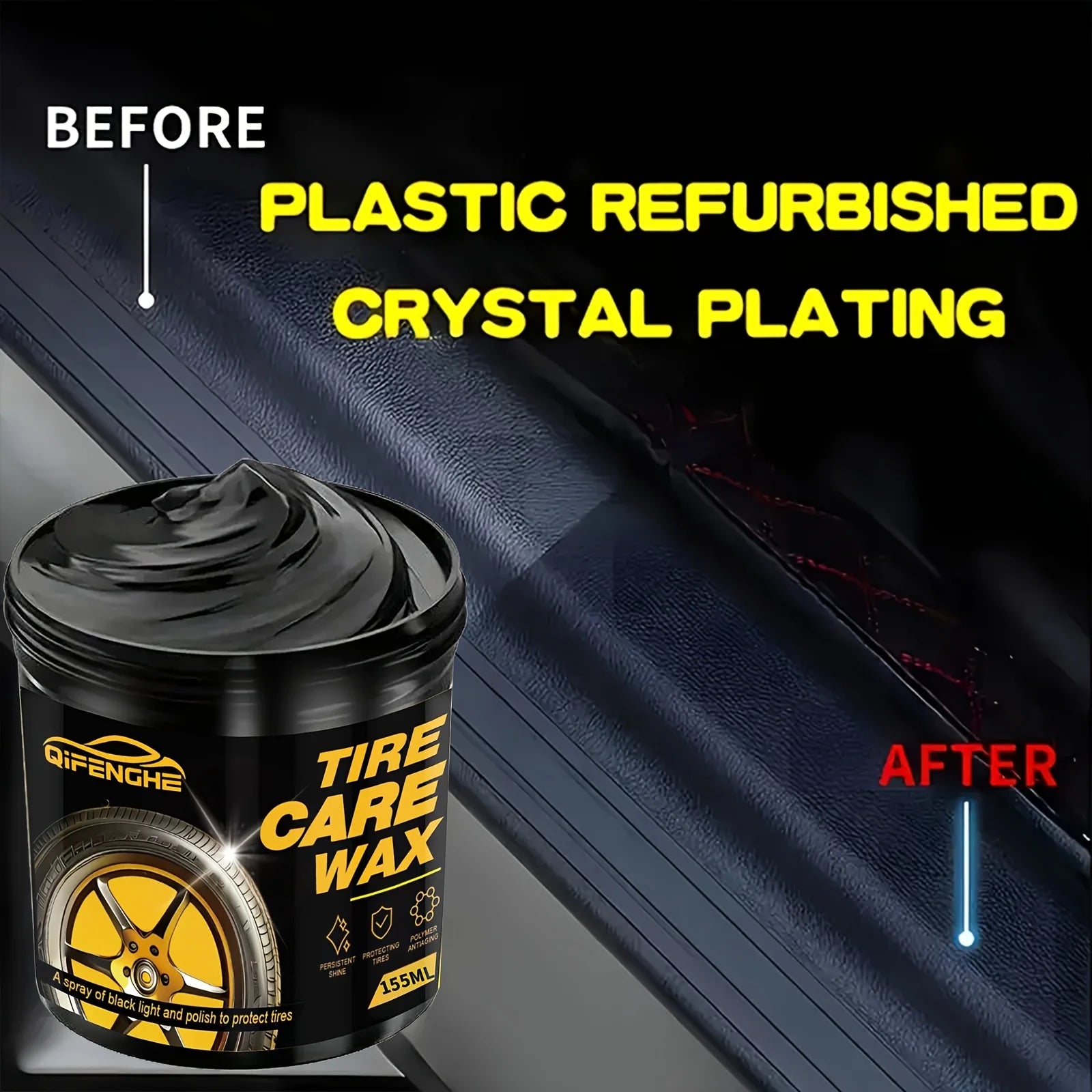 Tire Shine Spray & Dressing – High Gloss UV Protection Polish Tire Shine Spray Oasis Select