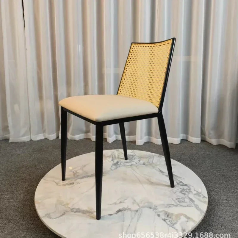 Multi-functional Household rattan chair B & B restaurant Backrest chair Wabi wind chair Stool Durable Oasis Select