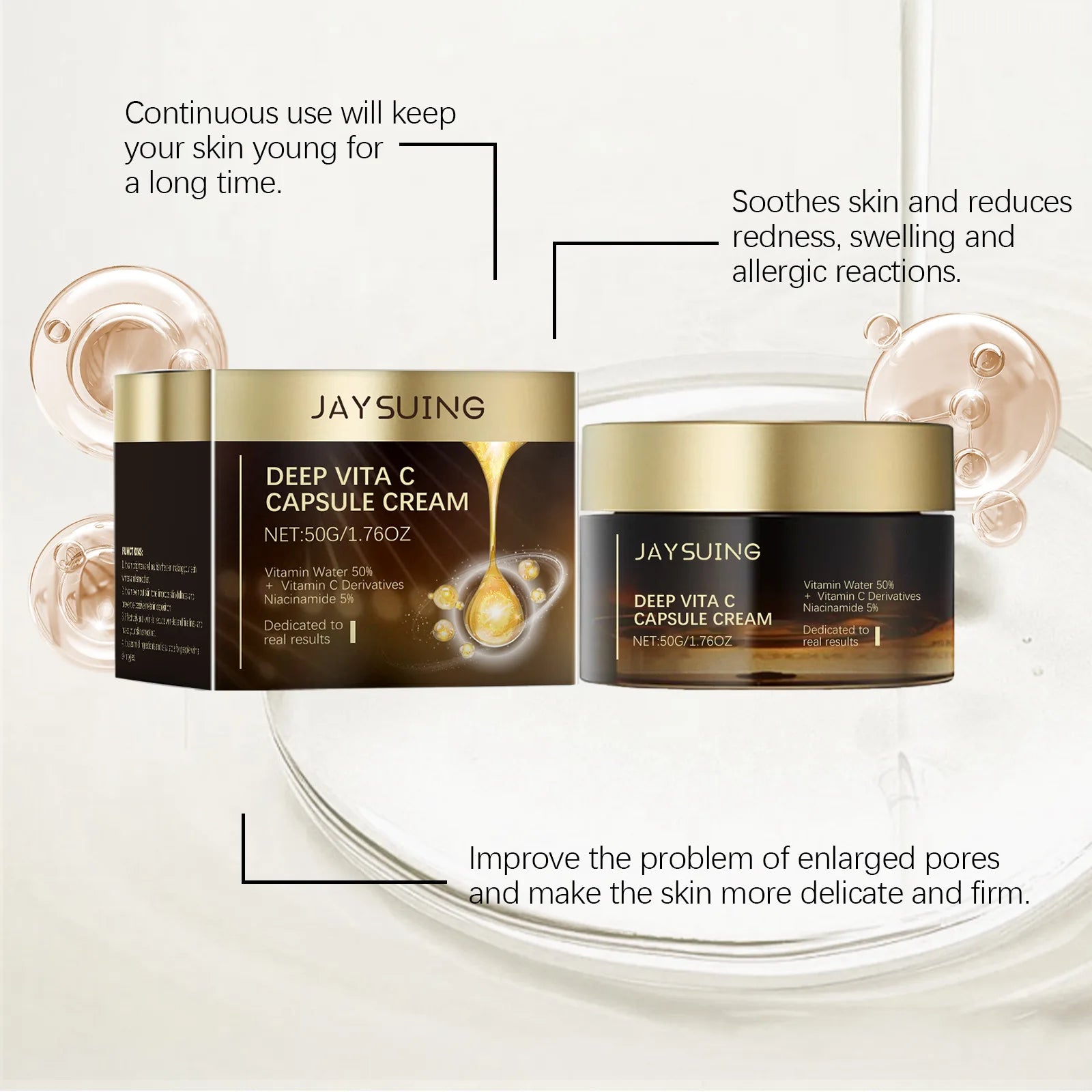 Vitamin C Face Cream – Brighten, Hydrate & Reduce Fine Lines Vitamin C Face Cream Oasis Select