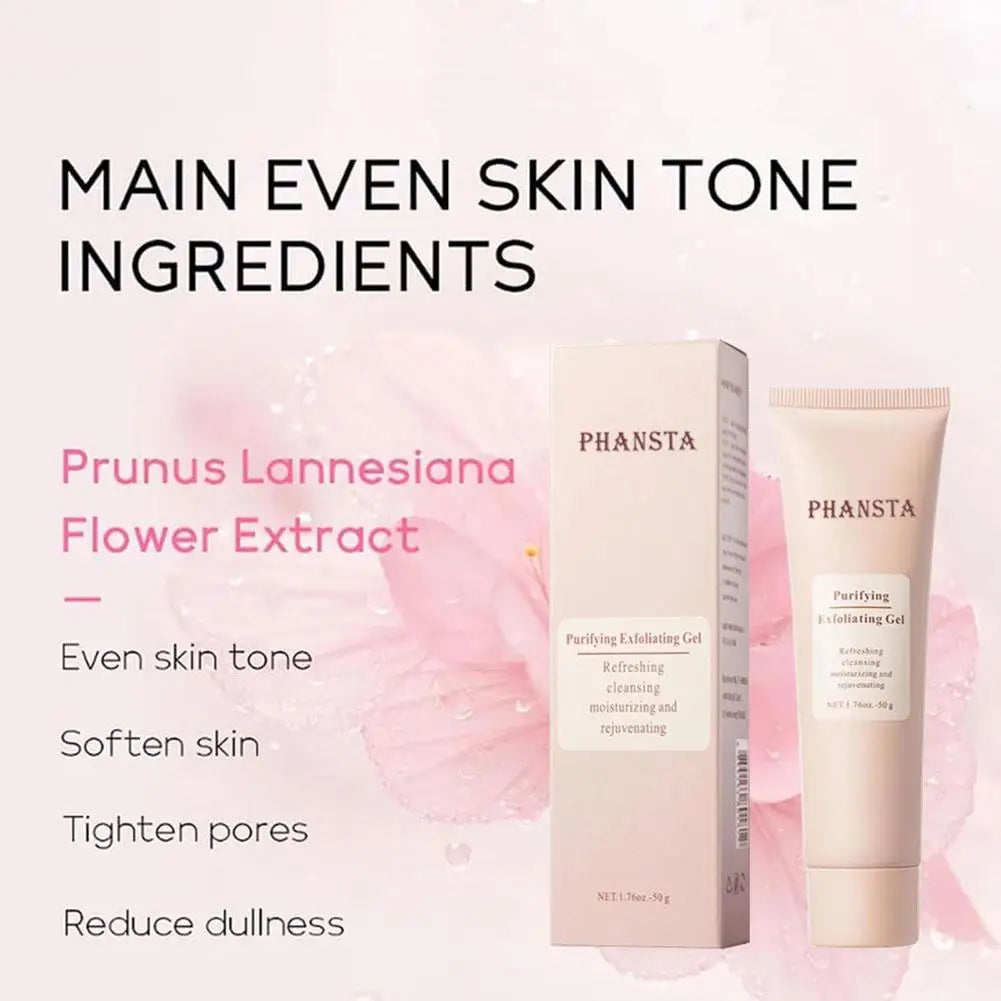 Face Exfoliating Gel Deep Cleansing Pores,Remove Dead Skin Purify Gentle Exfoliate Oil Control Moisturizing Face Scrub Skin Care Oasis Select