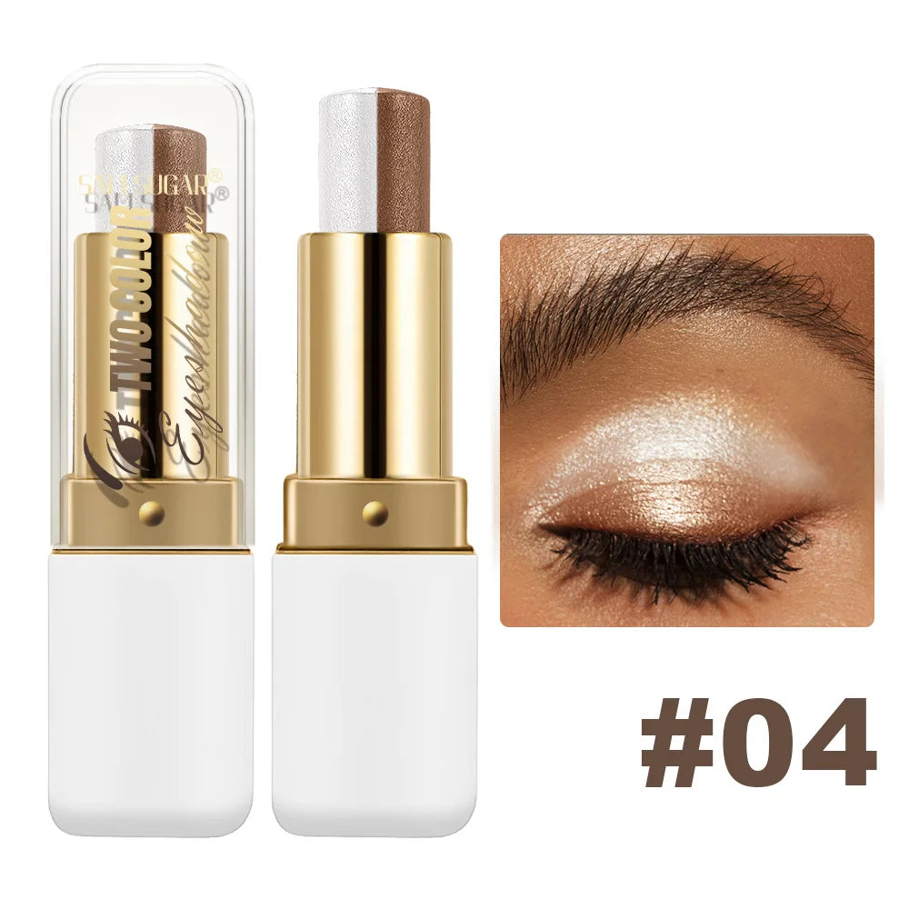 SAM SUGAR Two-Tone Eyeshadow Stick – Shimmer, Waterproof