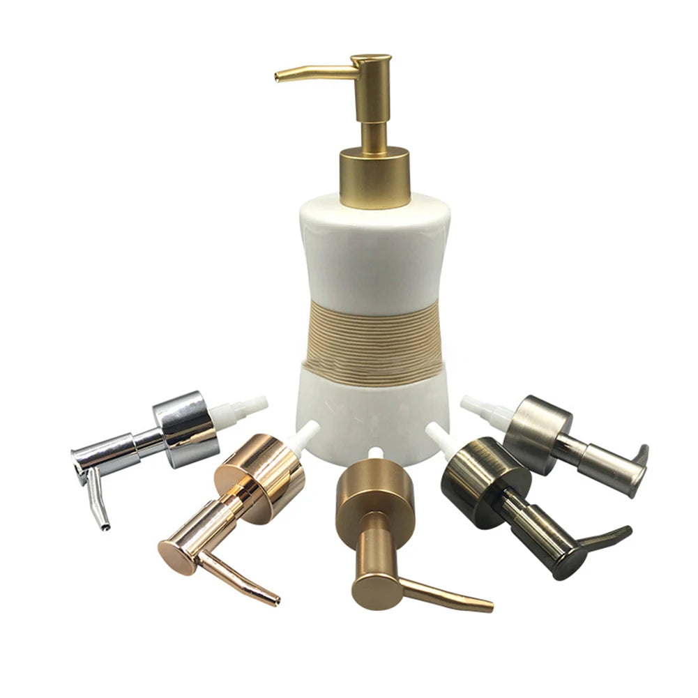 Soap Pump Nozzle Head 28 Thread Plastic Lotion Pump Standard Pump Cap Cap Liquid Soap Dispenser Bathroom Accessories Oasis Select