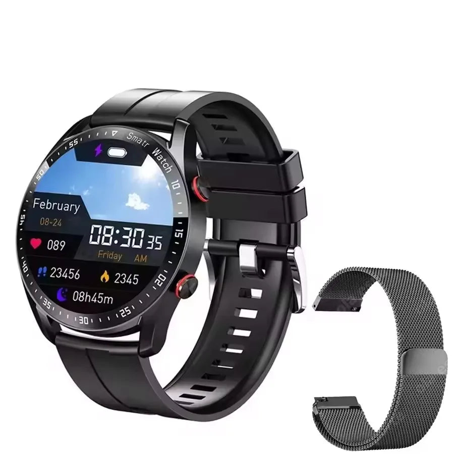 Ola Esporte Men's Smartwatch – ECG, GPS, Bluetooth Calls
