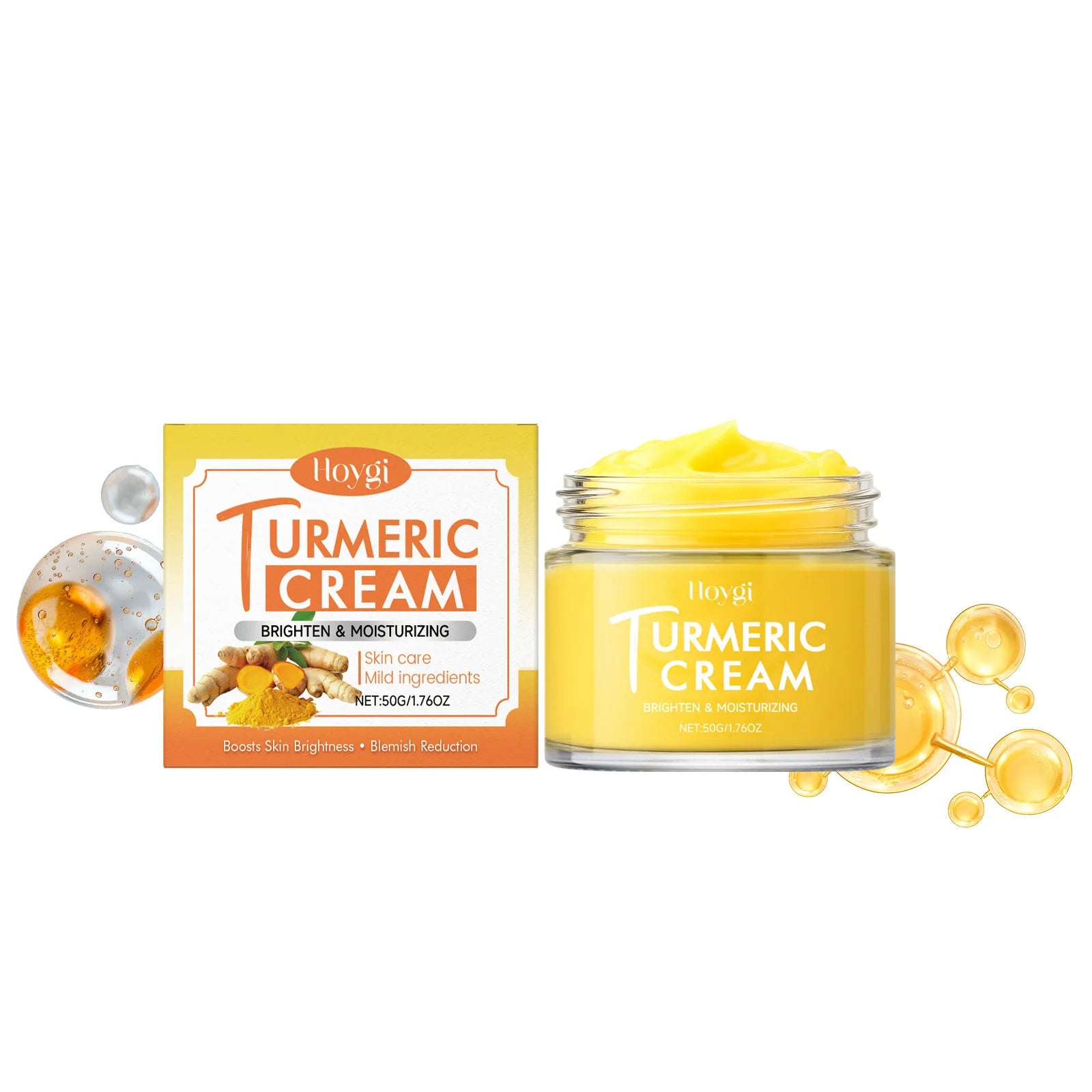 Hoygi Turmeric Face Moisturizer – Brightening Cream 50g Turmeric Face Cream Oasis Select 50g