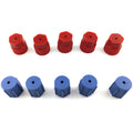 Hot 10Pcs/Set R134a Cap A/C Cap 13mm And 16mm Car Air Conditioning Service AC System Charging Port Caps Low Side And High Side Oasis Select 1