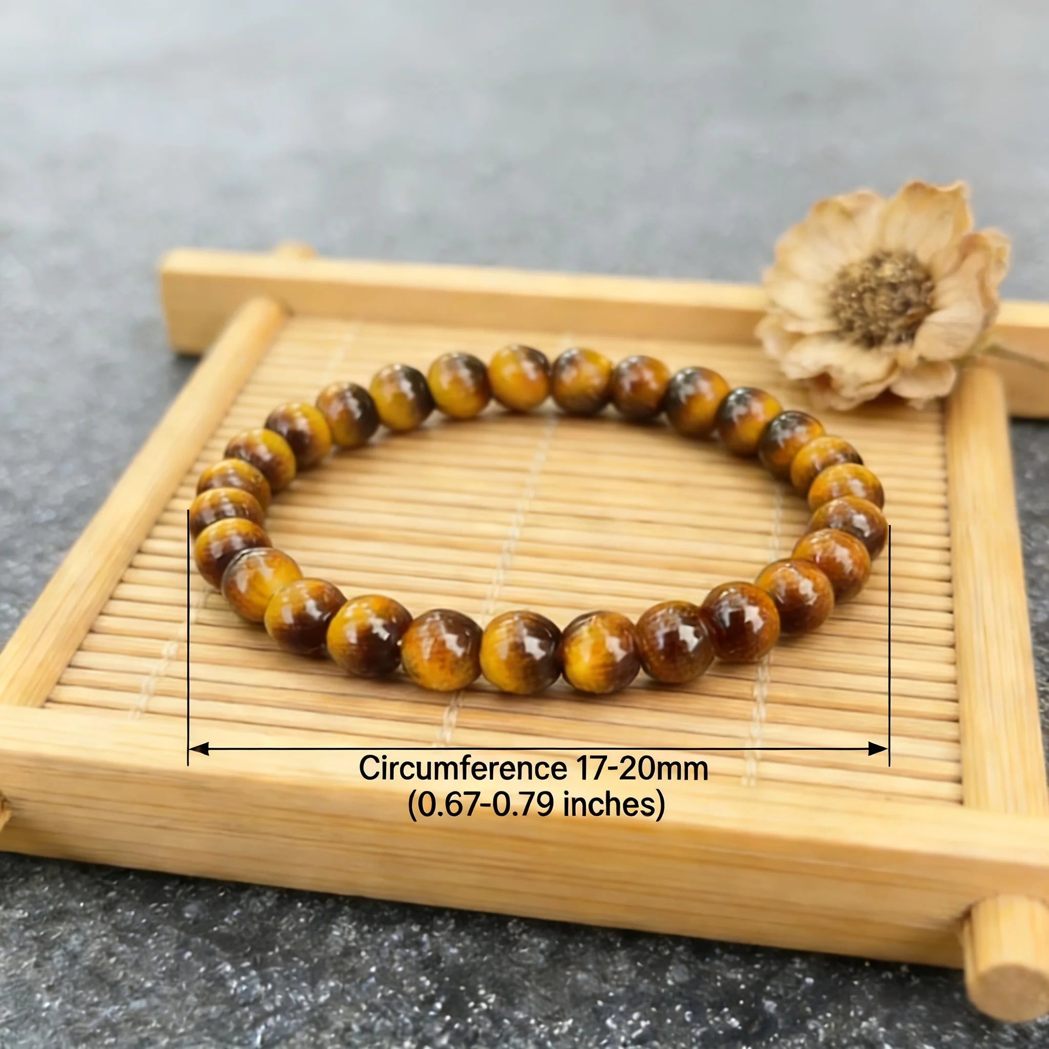 2pcs 1pc Tiger Eye Stone Bracelets Fashionable Additions Jewelry 8mm Bracelets Suitable for VALENTINE'S DAY Gifts Oasis Select