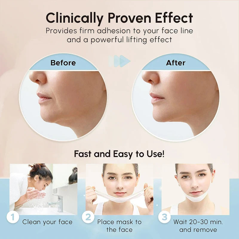 YURHERSU Snail V-Lift Facial Mask – Moisturizing, 5 Pcs Facial Sheet Mask Oasis Select