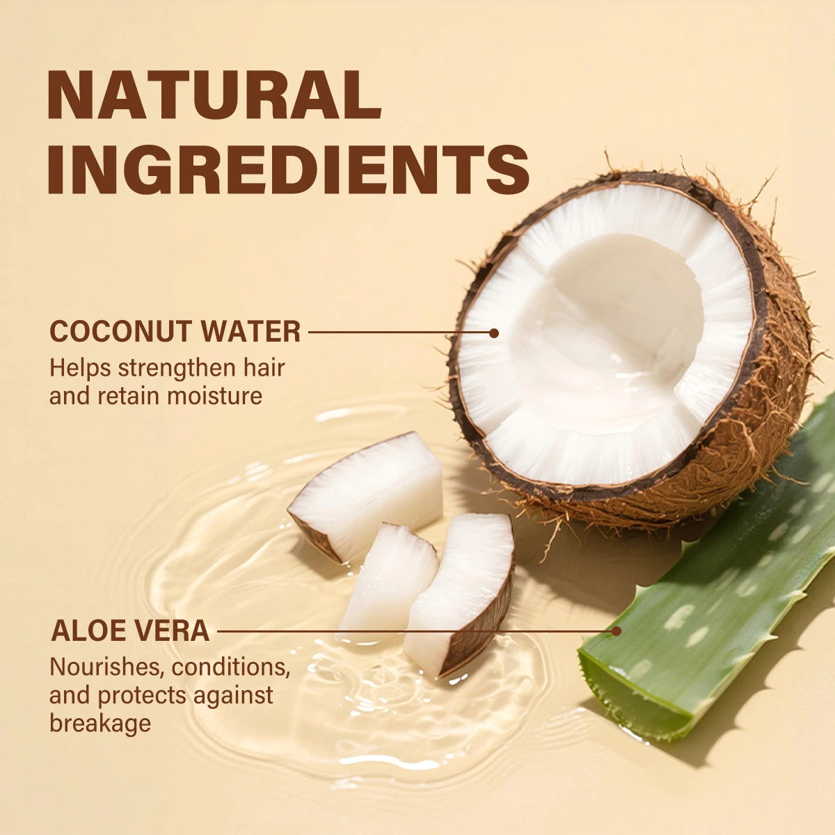 Pre-Shampoo Detangler with Aloe & Coconut | Pre-Poo Treatment Pre-Shampoo Treatment Oasis Select