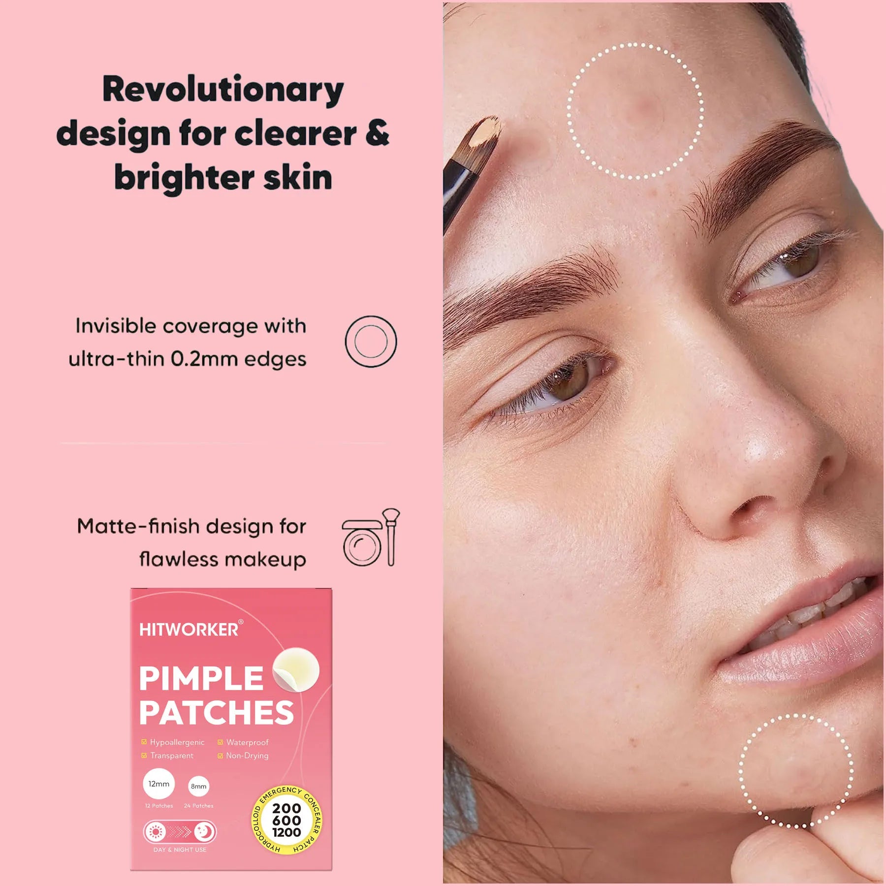 1200/600/200 tea tree oil acne patches are mild and non irritating - tasteless hydrogel acne patches are a must for lovers Oasis Select