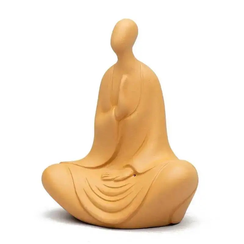 Zisha Tea Pet Buddha Tea Ceremony Tea Set Ornament Clay Little Zen Чайные Украшения Oasis Select Wuxiang Buddha