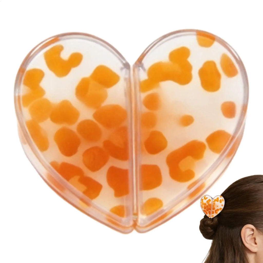 Smart Magnetic Hair Clip Heart-Shaped Non-Slip Styling Clips Ins Style Hair Accessories Strong Hold Magnetic Hairs Clip No Creas Oasis Select