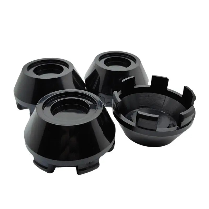 4Pcs For Nissan Mazda Accessories 64mm Car Wheel Center Caps With Solid Logo Emblem Logo Rim Hubcap Cover Oasis Select Black