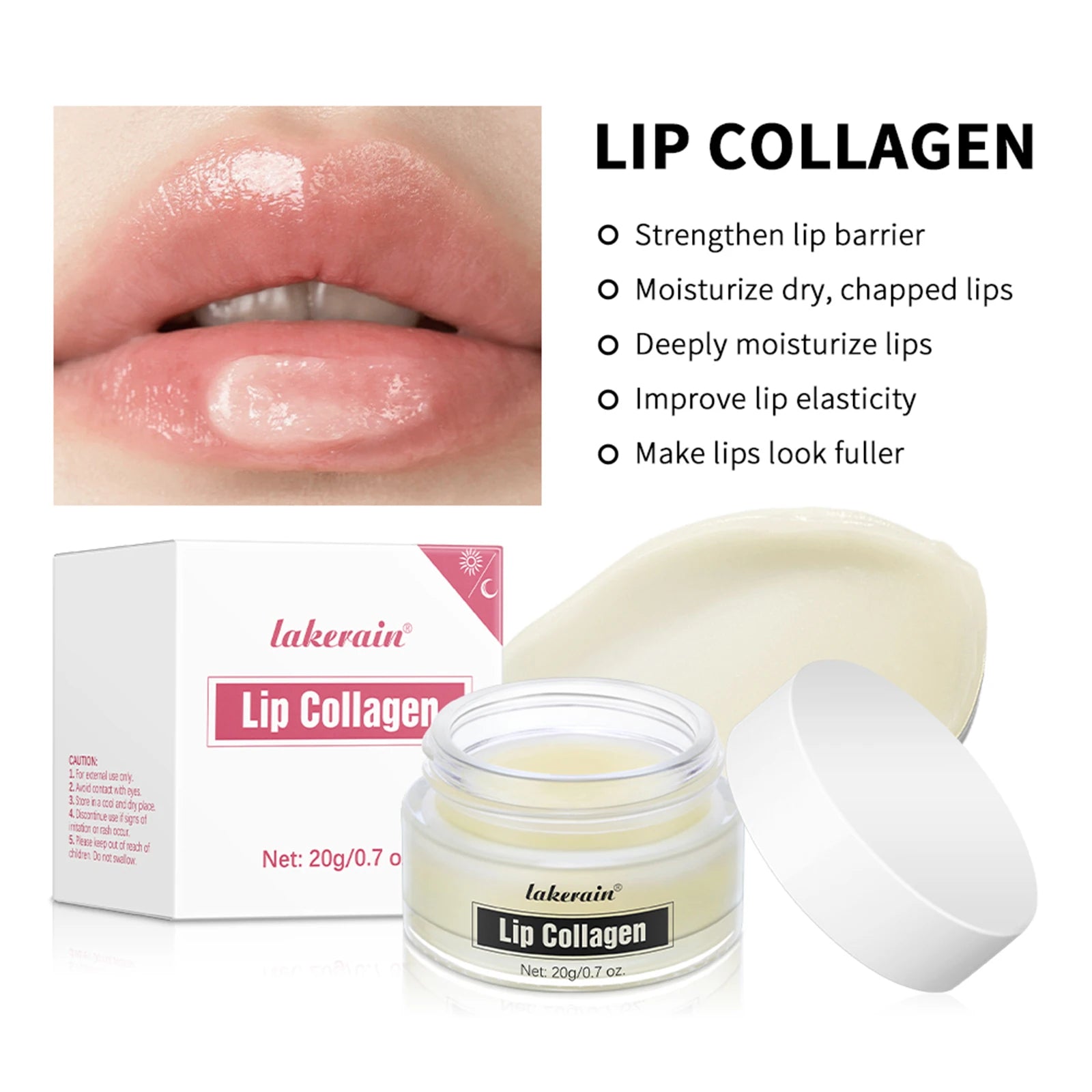 Lip Collagen Overnight Mask & Plumping Gloss – Moisturizing
