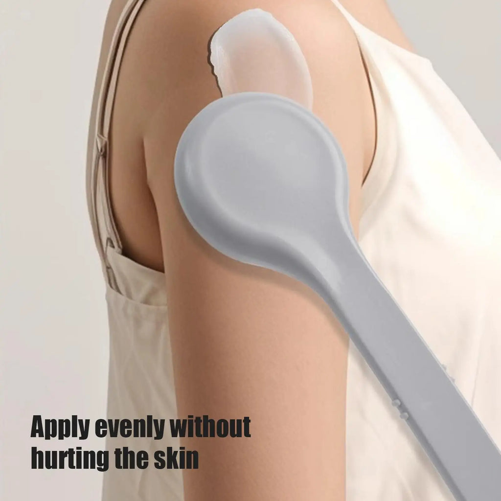 Multi-Function Lotion Sunscreen Ointment Applicator Long Handle Body Cleaner Shower Brush Sunscreen Back Applicator Shower Brush Oasis Select