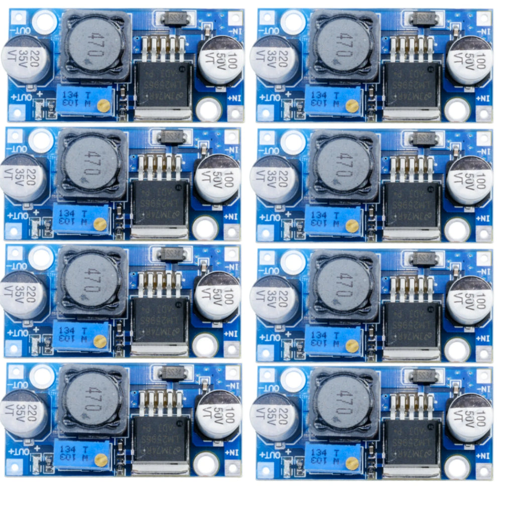1/5/10pcs LM2596 DC-DC Adjustable Buck Converter 3.2V~35V to 1.25-35V Power Supply Step Down Voltage Regulator Module Oasis Select
