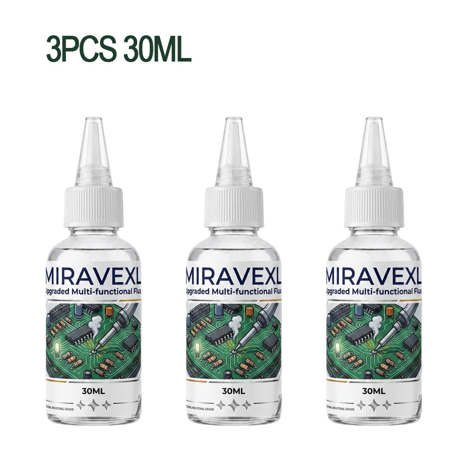 Upgraded Multi-functional Liquid Flux for Stainless Steel Copper Iron Nickel Galvanized Sheet Metal Soldering Solder. Oasis Select 3PCS