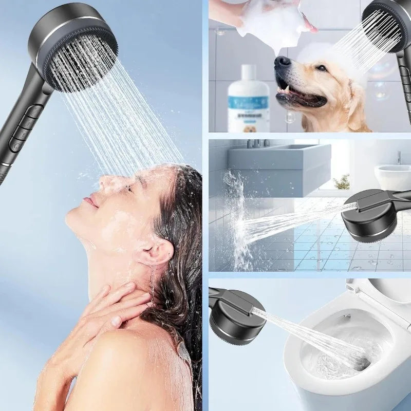 Shower Head Showers for Bathroom Fixtures and Accessories Four Modes Adjustment Shower Faucet Shower Phone Bathroom Accessories Oasis Select