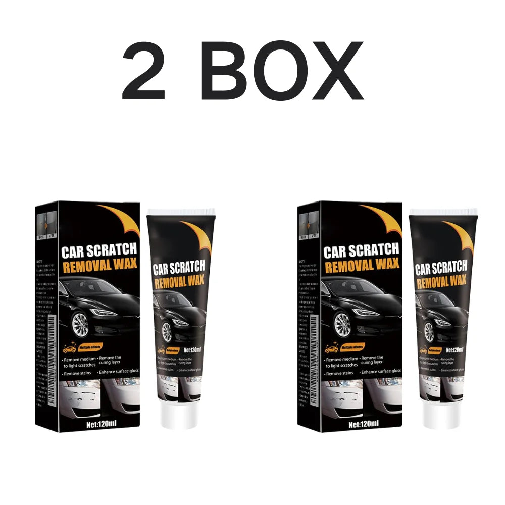 Car Scratch Remover Paint Care Tools Car Scratch Remover Wax+1pcs Sponge +1pcs Towel Anti-scratch Waxing Oasis Select A 2 pcs
