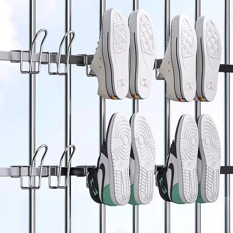 Shoes Drying Rack Shoe Display Hook Shoes Drying Rack Stainless Steel Shoes Hanger For Closet Organization Oasis Select