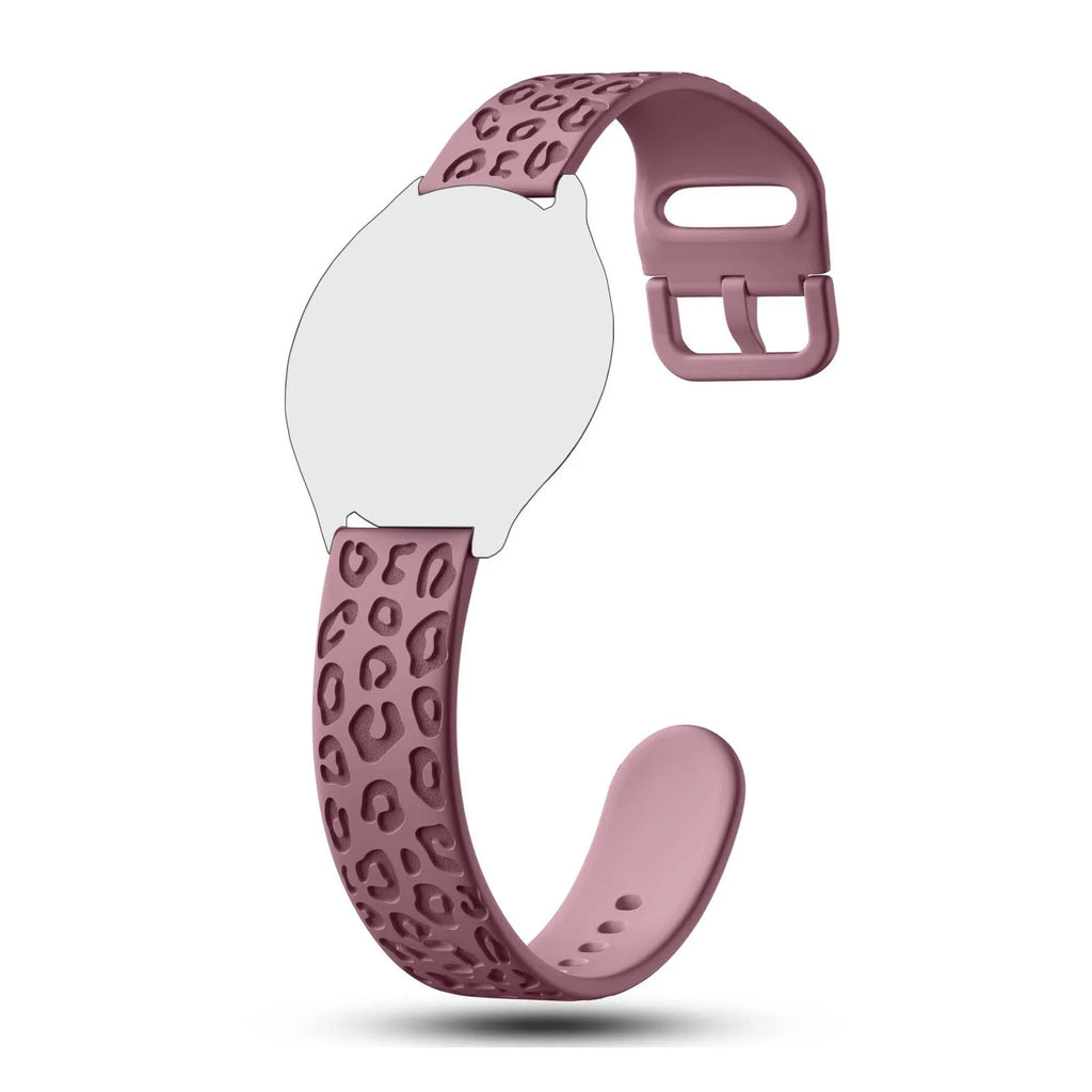 20mm Leopard Silicone Watch Band for Amazfit & Huawei GT Silicone Watch Band Oasis Select smoky purple