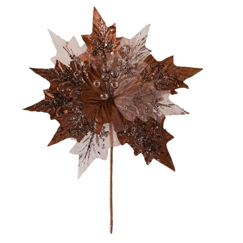 DIY Flower Arrangement Christmas Tree Decorations Festive Ambiance Unique Glitter Style Festive Settings For Christmas Parties Oasis Select coffee China Mainland