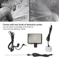 LIKE WISH Underground Water Pipe Leakage Detector Enhanced High Strength Sound Intensifier For Site Construction EU Plug Oasis Select Black
