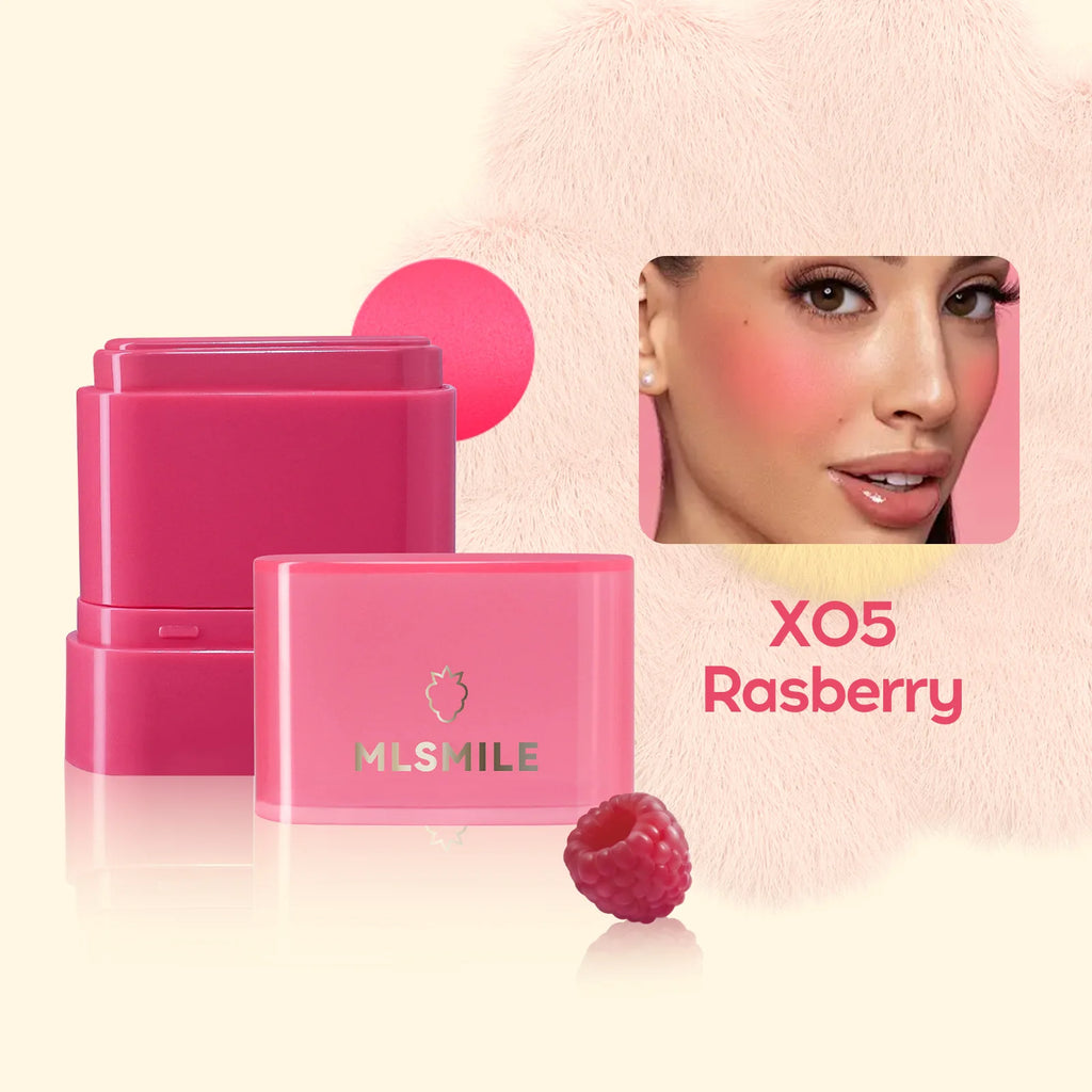 Waterproof Cream Blush Stick 2in1 Lip Cheek Tint Long Lasting Fruity Flavor Highlighter Contouring Makeup Blendable Oasis Select 05