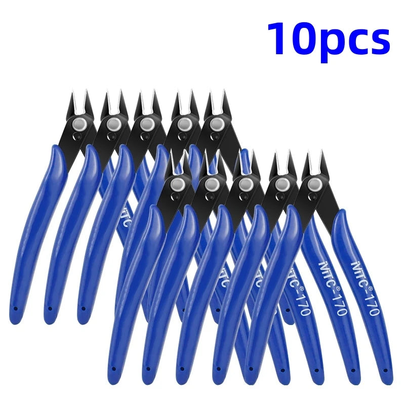 1/5/10PC 170 Wishful Clamp DIY Electronic Diagonal Pliers Side Cutting Nippers Wire Cutter 3D printer parts Hand Tools Oasis Select 10pcs