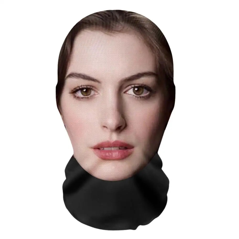 2025 New 3D Printed Mask Funny Mesh Mask Full Face Headwear Elastic Mesh Cosplay Headwear Balaclava Hood Hat Headgear Oasis Select F