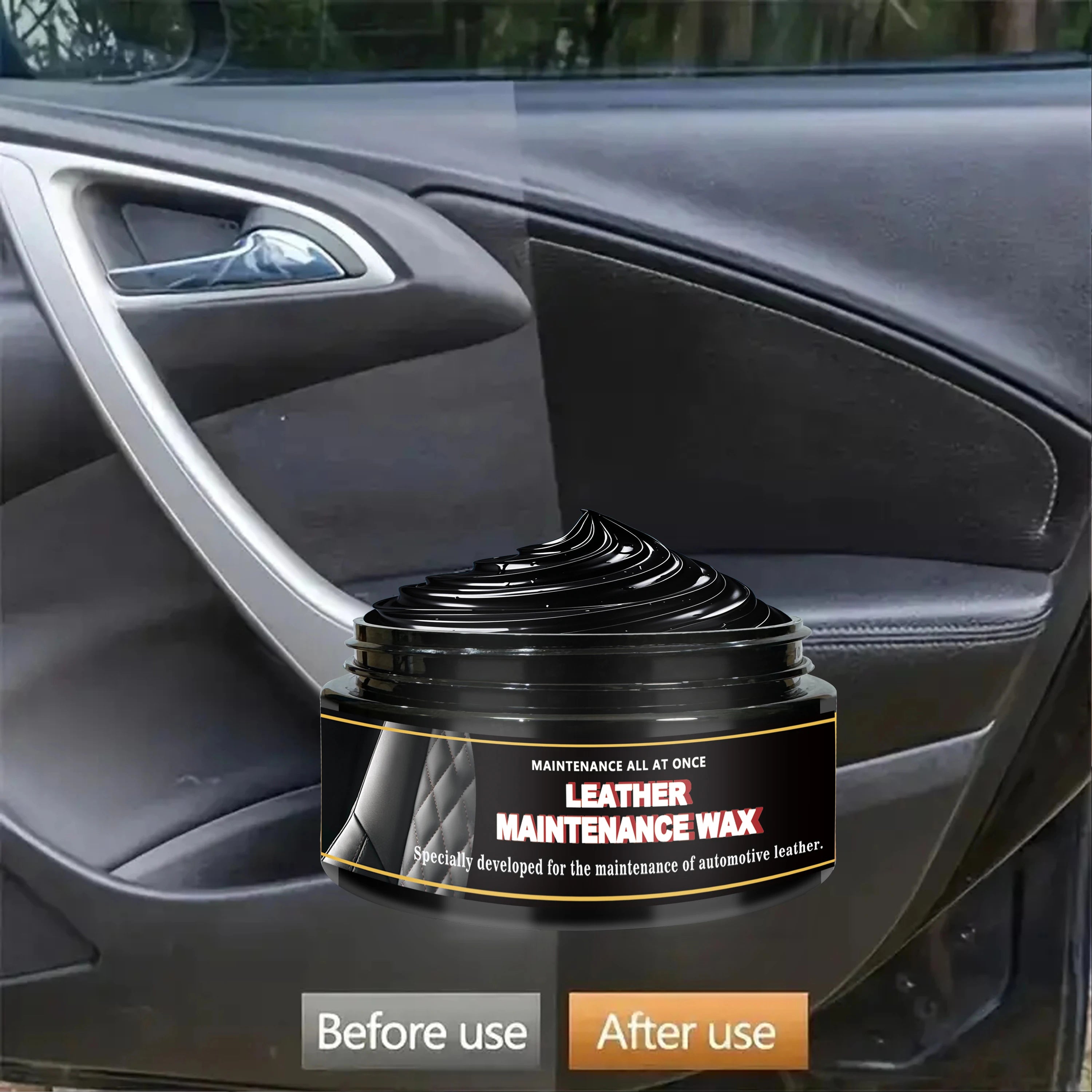 Black Interior Plastic Restoration Cream, Car Dashboard Wax Repair, Anti-Aging Whitening Agent, Tire Shine Paste, Leather Sofa S Oasis Select