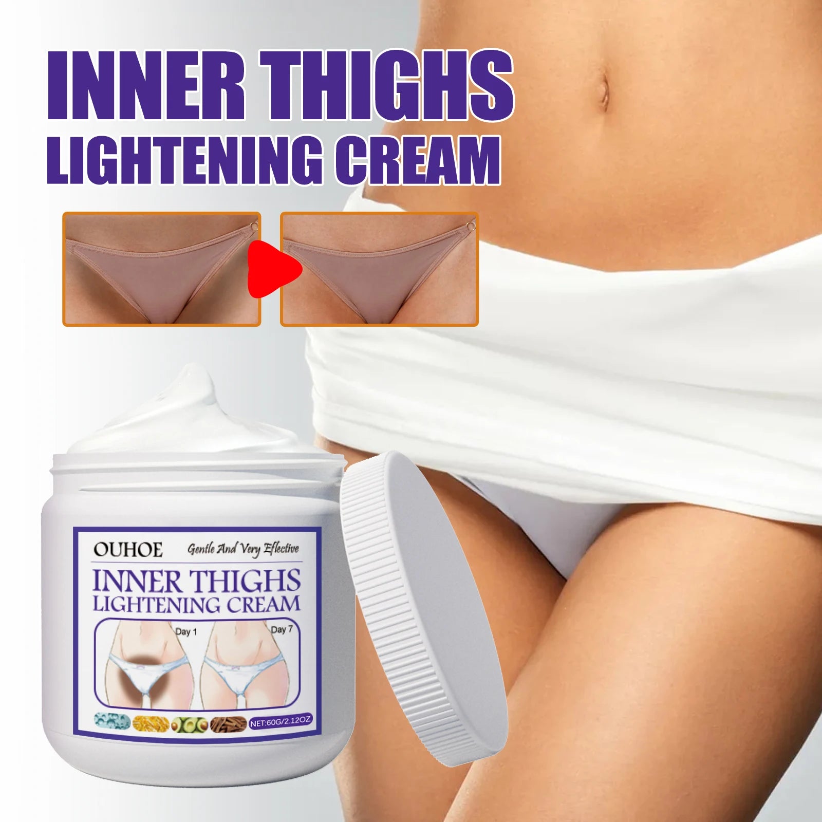 Skin Lightening Cream – Inner Thighs, Armpits & Dark Spots Skin Lightening Cream Oasis Select