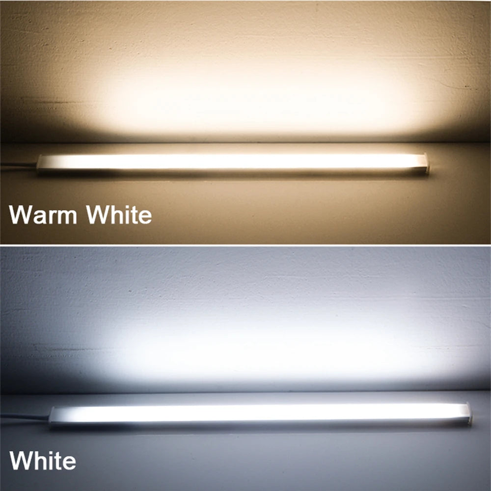 12V Touch Dimmable Swtich Control LED Light Bar White/Warm White 30CM/40CM/50CM Led Night Lamp for Kitchen Room Closet,1/2/4/6pc Oasis Select