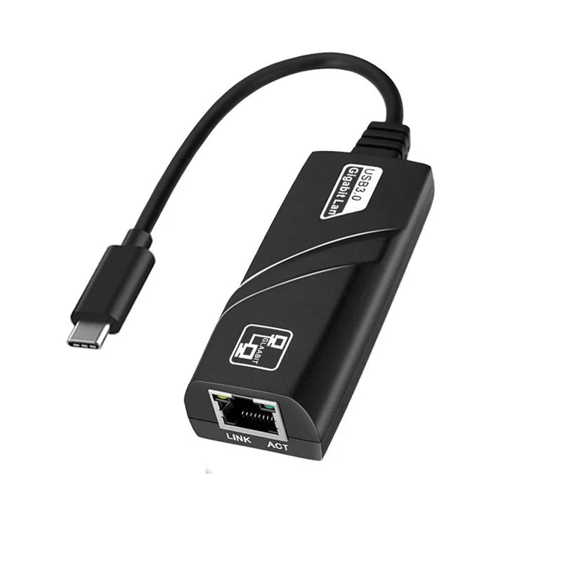 USB 3.0 2.0 Network Card Mini USB to RJ45 Ethernet Lan Adapter cable 10/100/1000Mbps for PC Macbook Windows Laptop Oasis Select