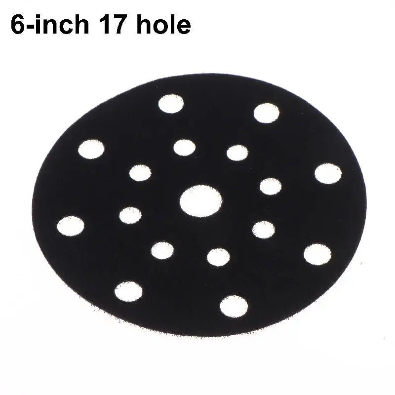 6-Inch 15-Hole Sponge Sanding Buffer Pad for Orbital Sanders