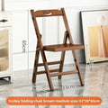 Foldable stool Solid wood small bench Backrest chair Mazar stool Outdoor low stool Oasis Select 2