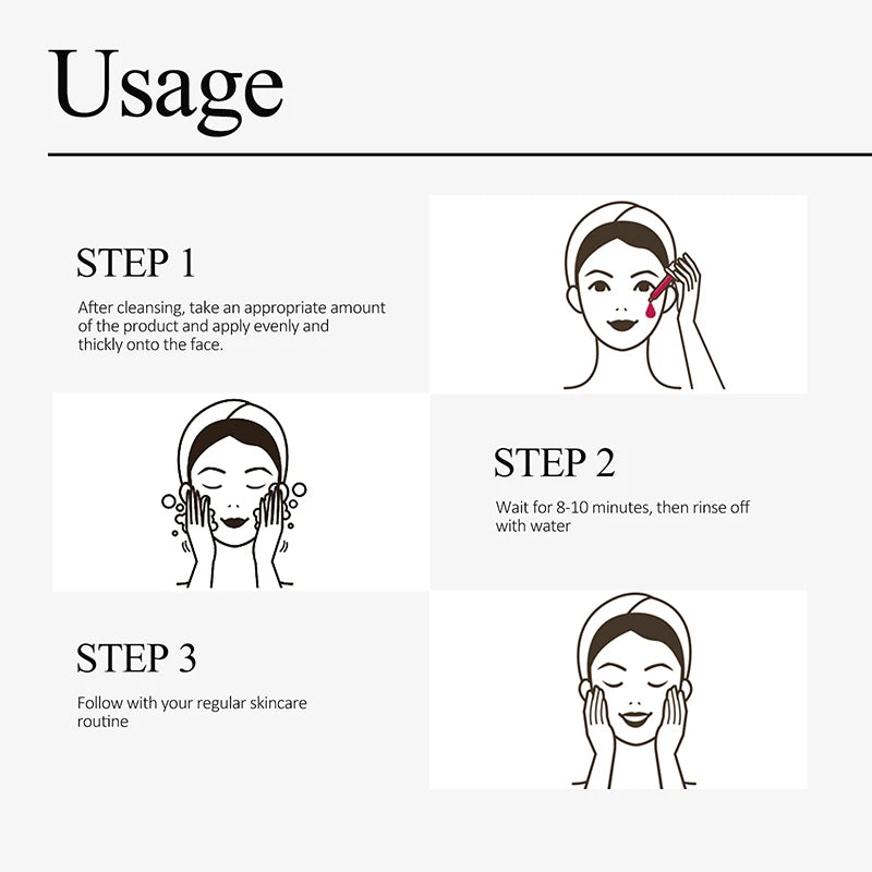 Pore Shrink Serum Hyaluronic Acid for Face Whitening Moisturizing Dark Spot Remover Smooth Facial Skin Care Oasis Select
