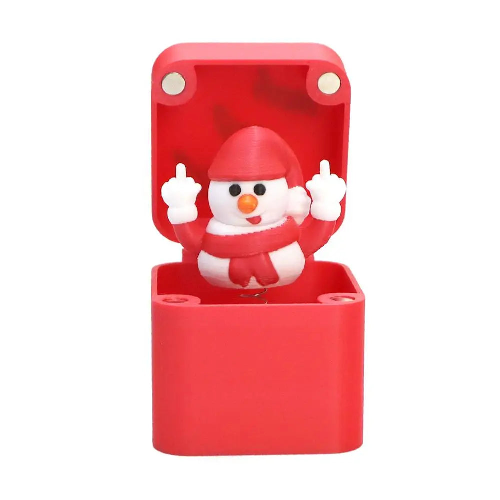 Christmas Middle Finger In A Box Prank Figure Home Party New Year Bouncing Character Statue Decoration Prop Special Special Gift Oasis Select 04